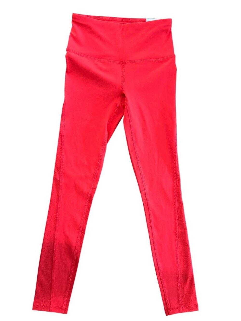 NWT Momentum Perforated Legging Lightning Red High-Rise 7/8 DSG XXS Moisture-Wic